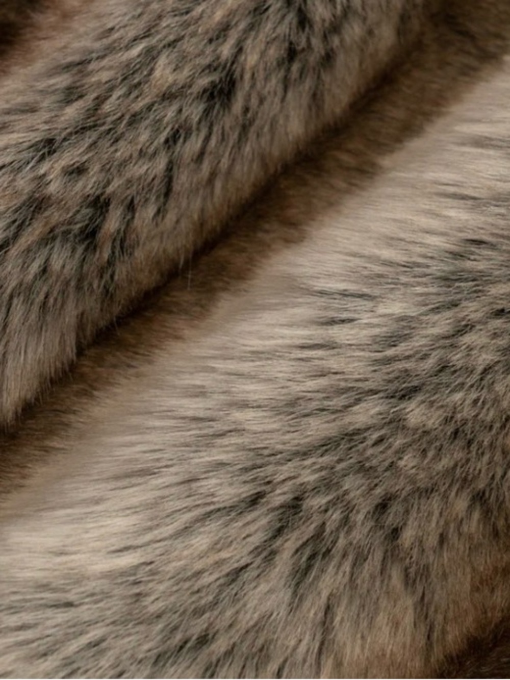 Batillo Lux Faux Fur Throw Blanket in Brown 60x80 - Picture 2 of 8